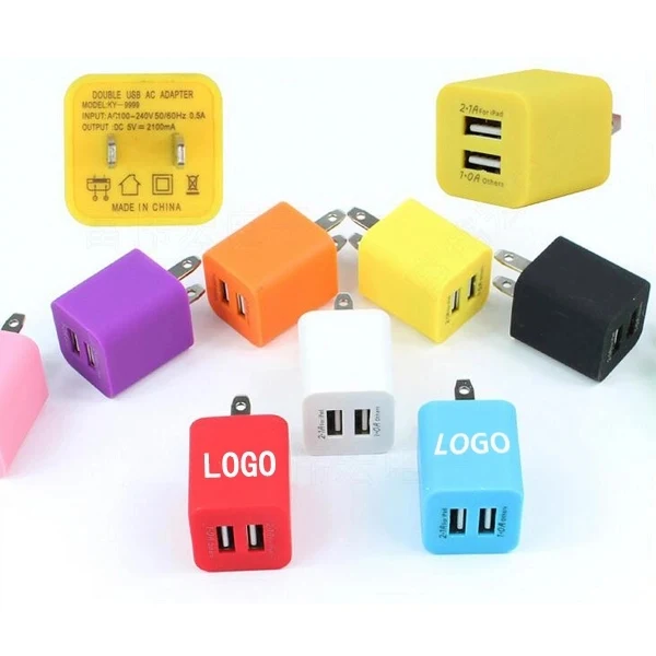 2 USB Port Wall Charger 1