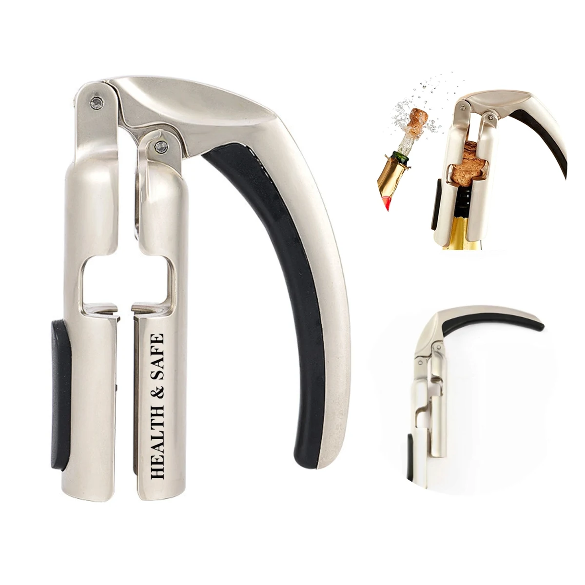Metal Champagne Corkscrew 1