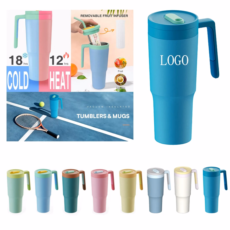 New Handle 40oz Stainless Steel Car Cup