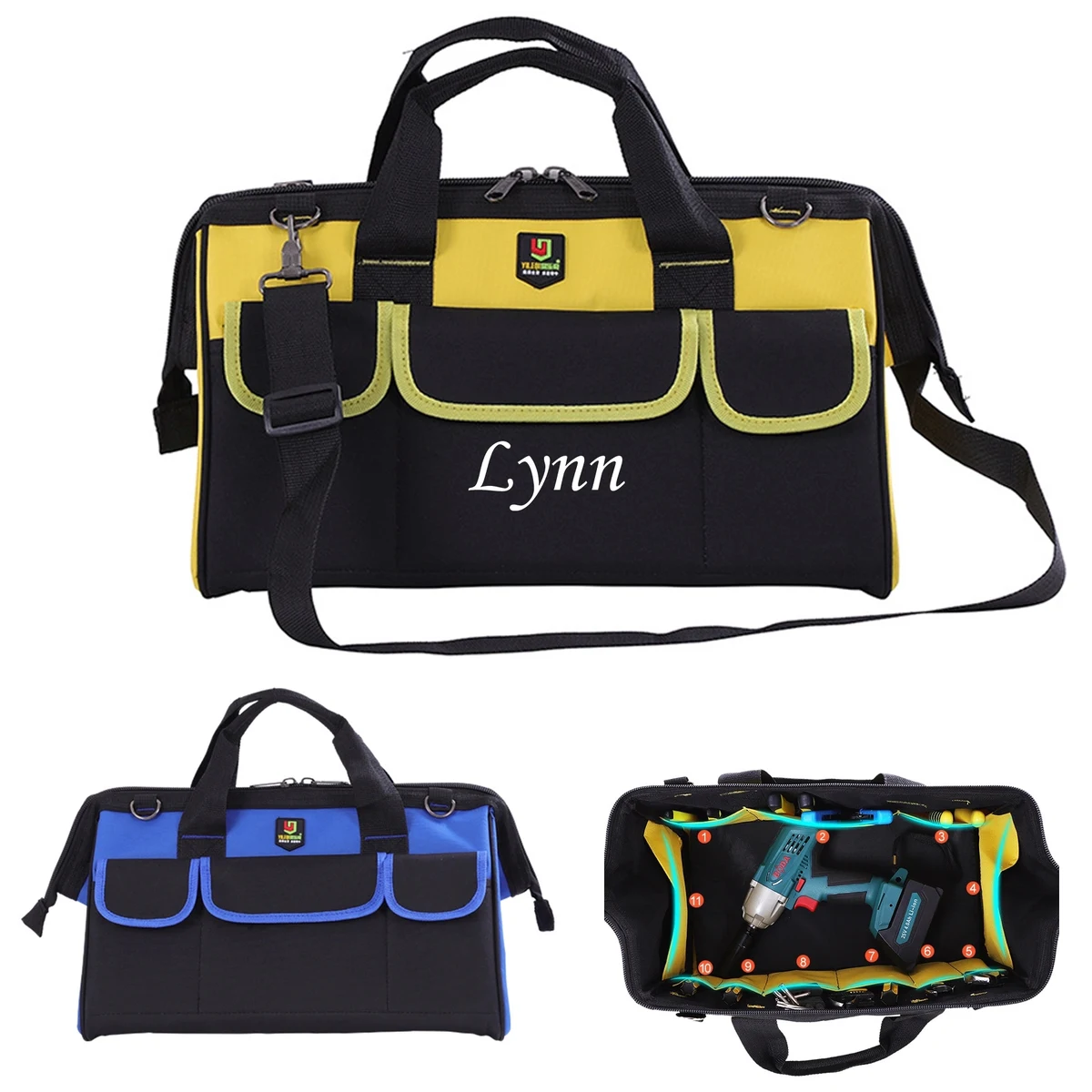 Large Capacity Handheld Crossbody Tool Bag 1