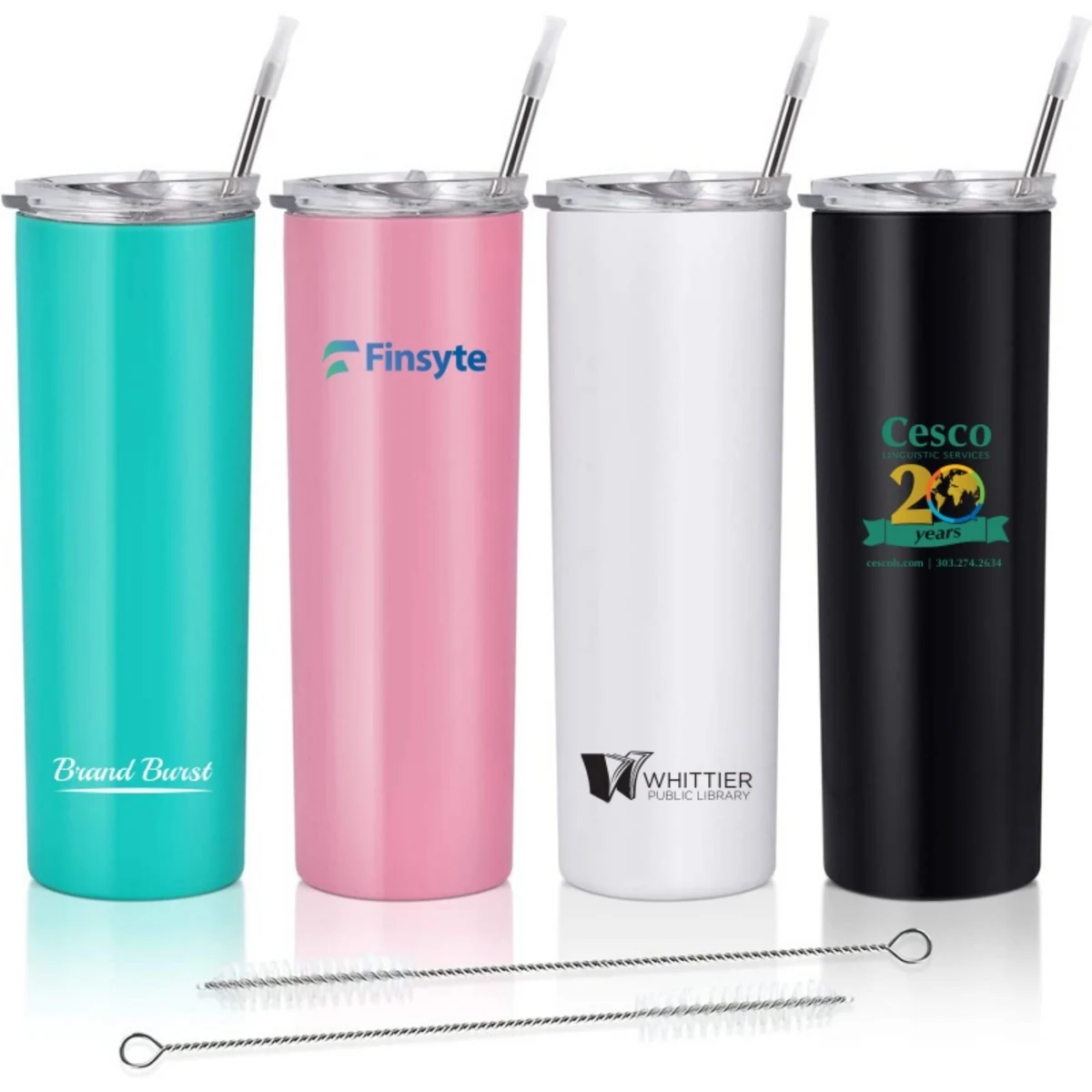 20oz Stainless Steel Skinny Tumbler 1