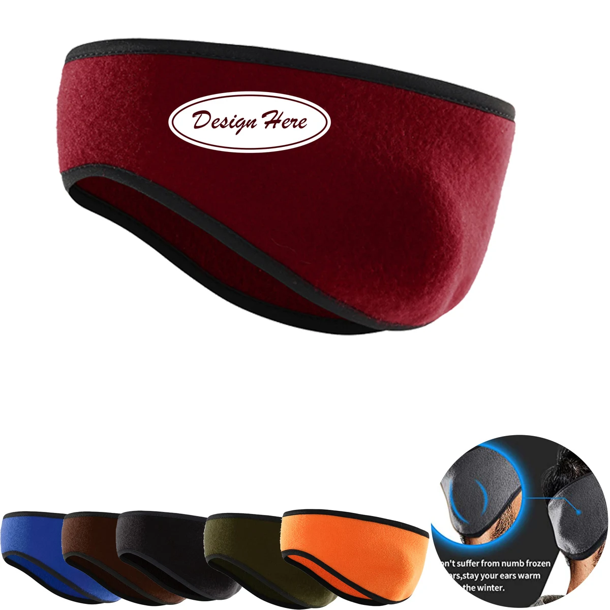 Warm Fleece Ear Warmer Headband ?C Cozy & Stylish Winter Protection 1