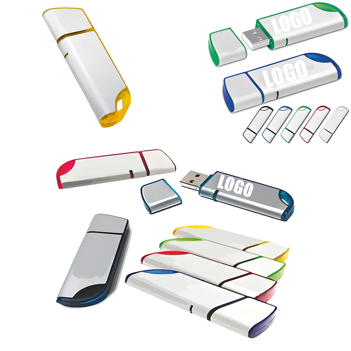Plastic USB Flash Drive (1GB) 1