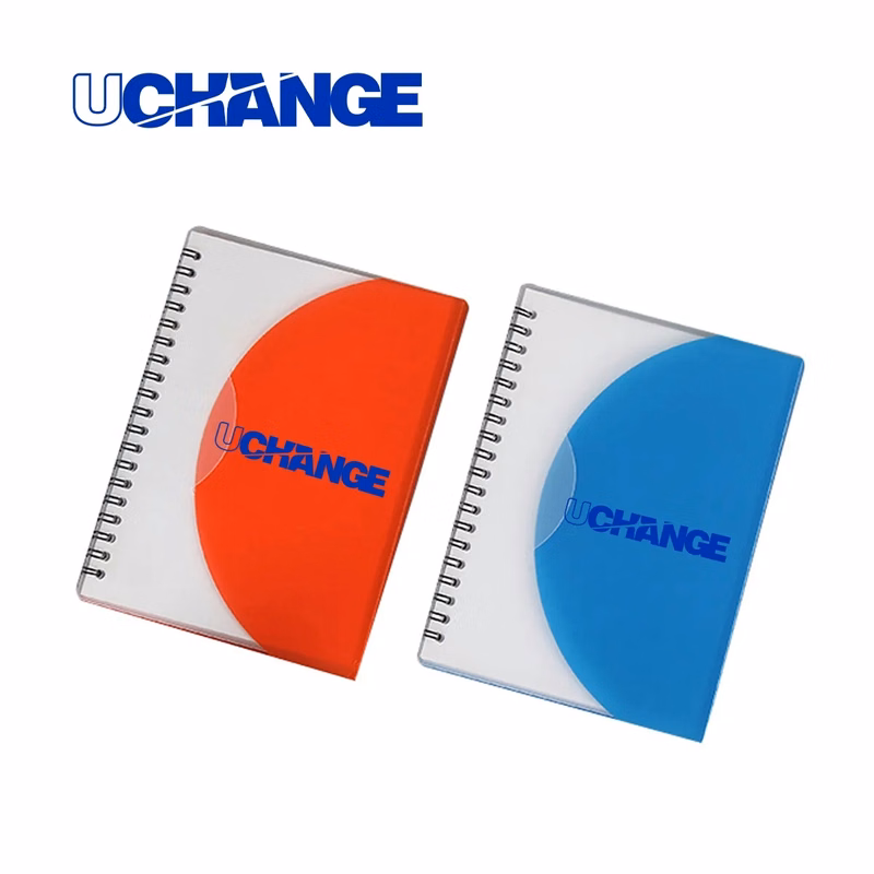 Spiral Notebook With Translucent Pocket Cover