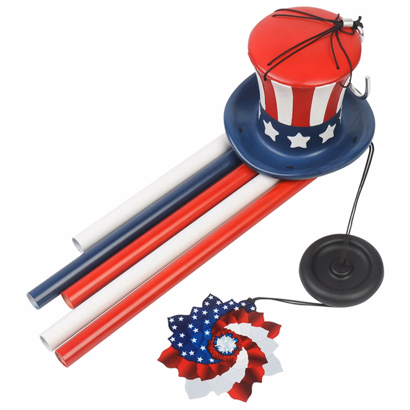 Usa American Patriotic Wind Chimes