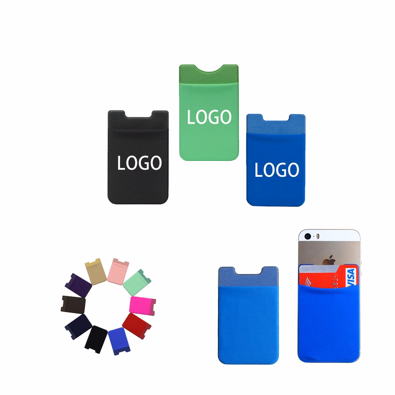 Lycra Mobile Phone Card/Wallet holder with cover