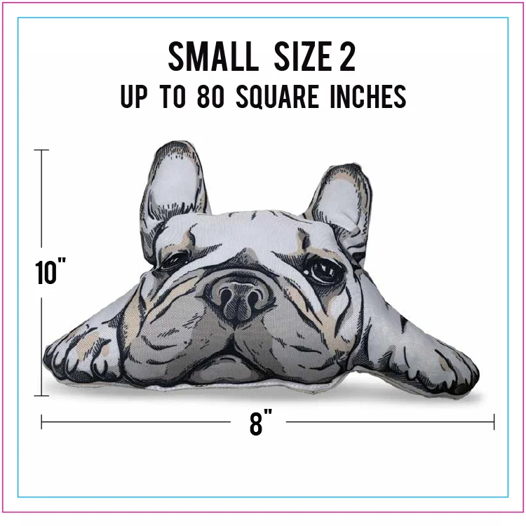Small Size 2 Full Color Life-Like Pillow (Up to 80 square inches) 1