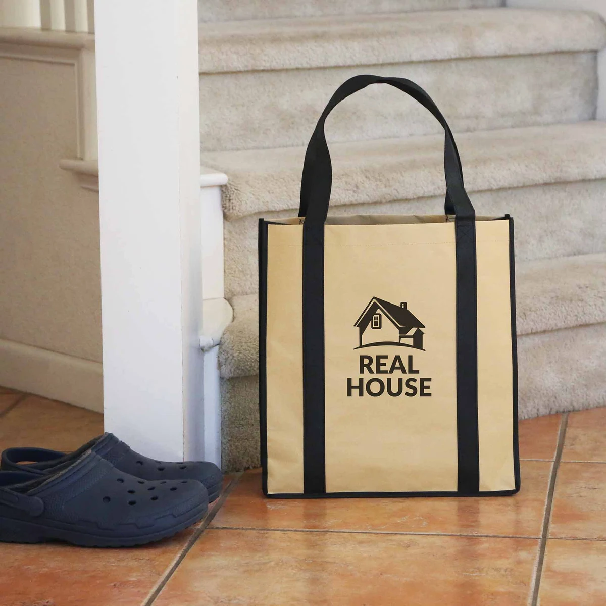 Jumbo Laminated Kraft Tote 1