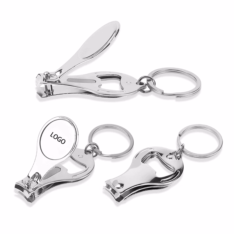 MOQ 50pcs Stainless Steel Multifunctional Nail Clippers