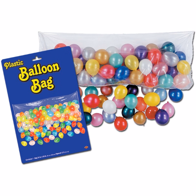Balloon Drop Bags - Includes 100 Balloons