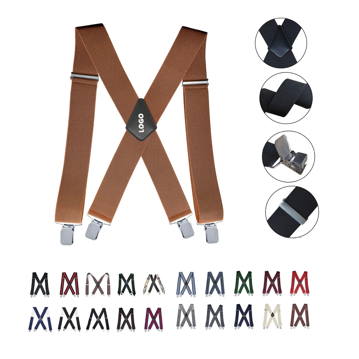 Unisex Adult X Back Suspender 1