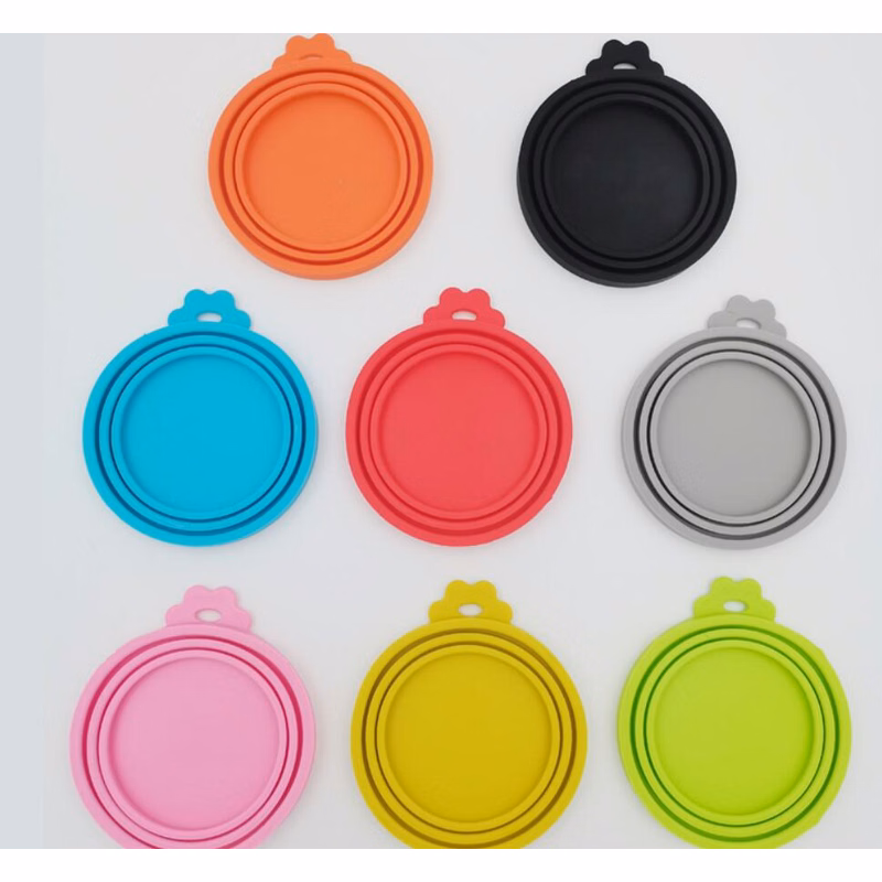 Silicone pets can lid