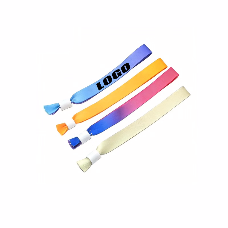 Full Color Disposable Ribbon Bracelet