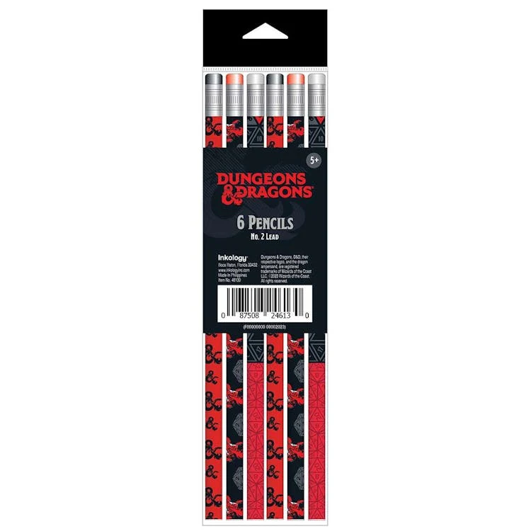 Dungeons & Dragons Pencils - 6 Pack 1