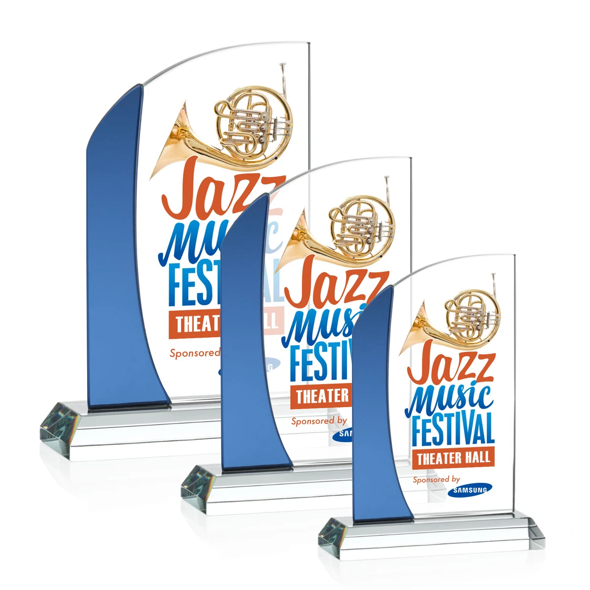 Jarvis VividPrint™ Award - Blue 1