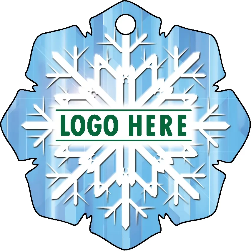1/4" Recycled Wood Ornaments-Snowflake 4 1