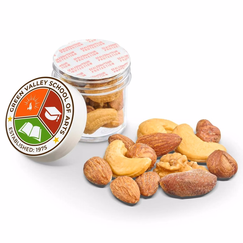 1 OZ JAR OF ROASTED MIXED NUTS