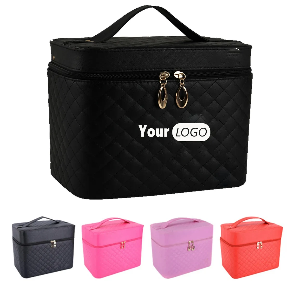 Cosmetic Travel Checkered Makeup Bags 1
