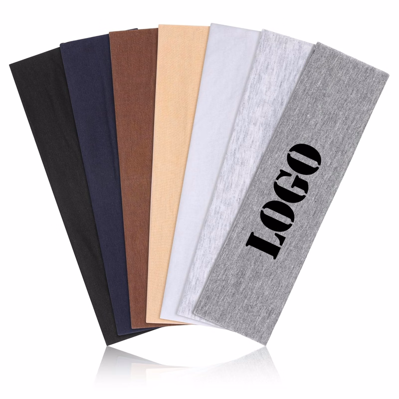 MOQ 50pcs Stretch Hair Band Sports Headband