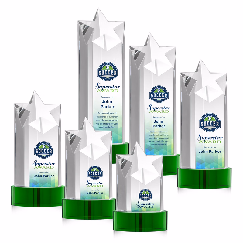 Berkeley VividPrint™ Award on Stanrich Base - Green