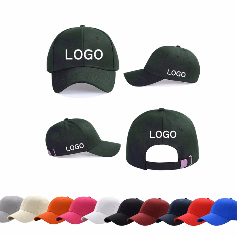 Embroidery LOGO Adjustable Size Sports Fan Baseball Caps
