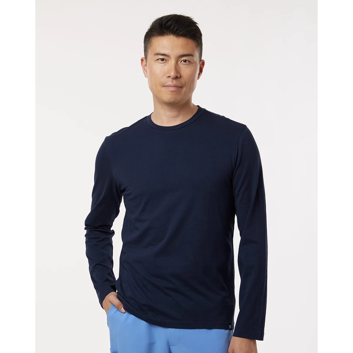 Men's RegenX Cotton Underscrub Long Sleeve T-Shirt - M30002U 1