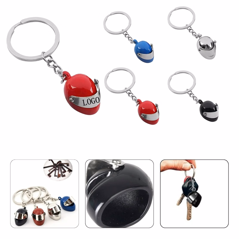 Motorcycle Helmet Keychain Pendant