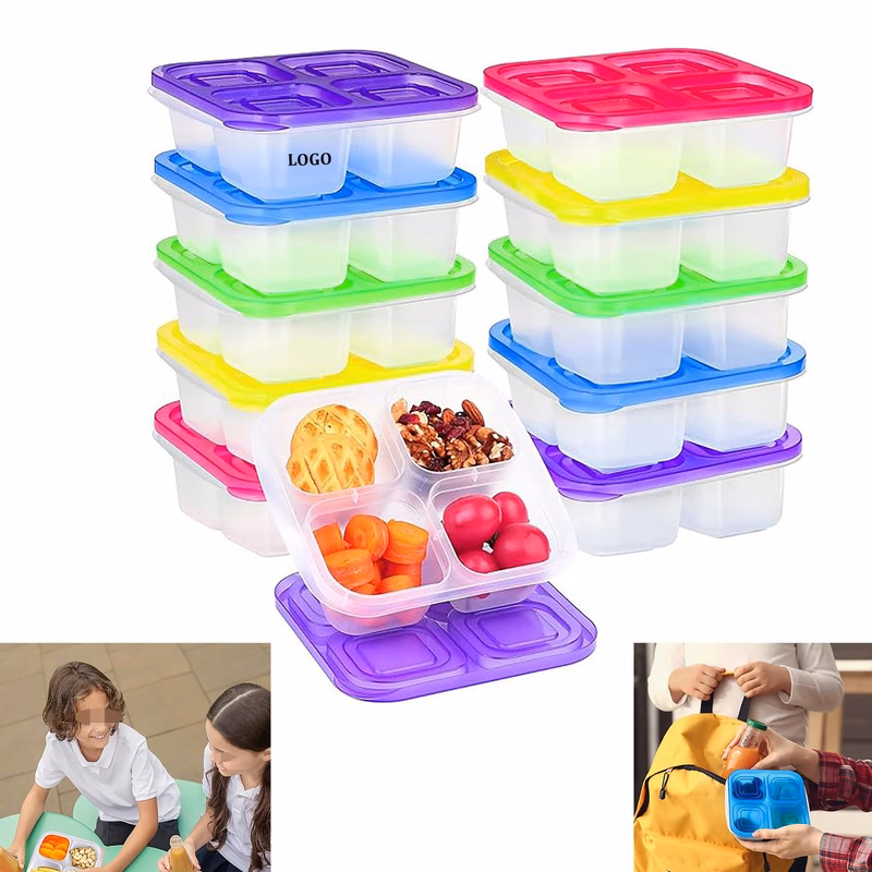 Four Compartment Reusable Lunch Box