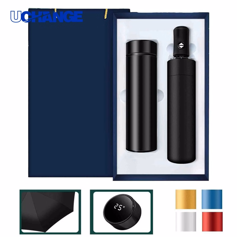 Umbrella and Smart Bottle Gift Set