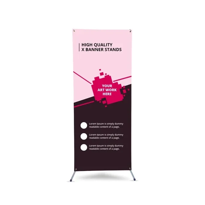 High Quality X banner stand Package (30x 72") 1