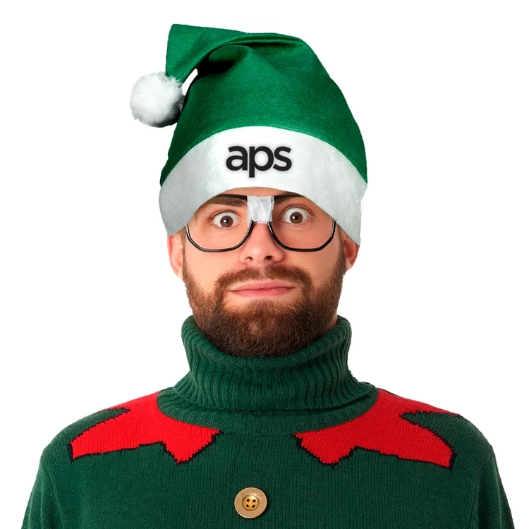 Green Santa Claus Hats 1