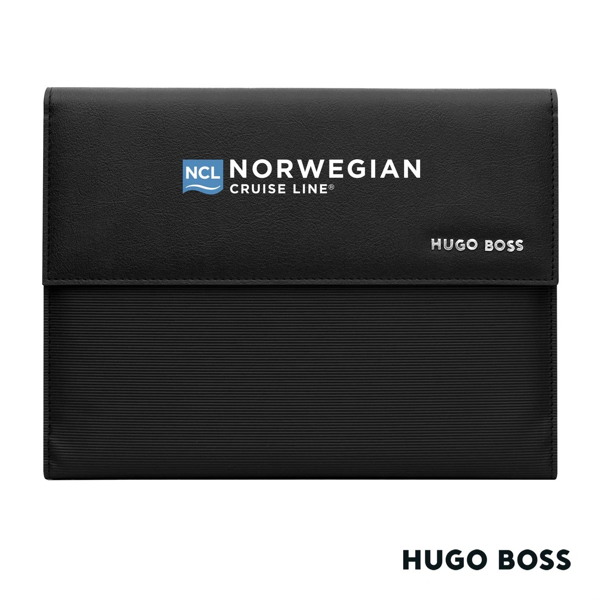 Hugo Boss® Pinstripe A5 Folder 1