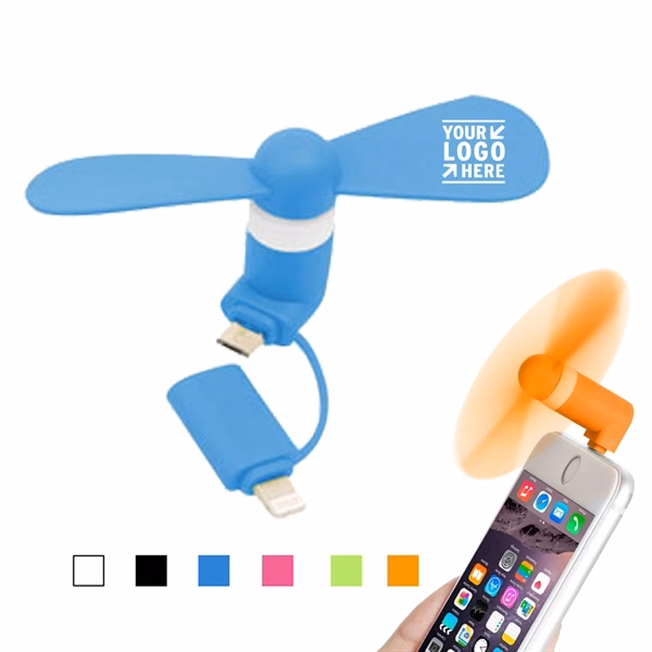 2 in 1 Mini Cellphone Fan
