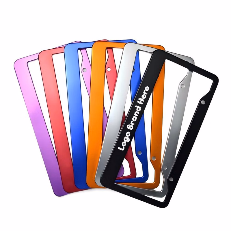 Aluminum Universal Car License Plate Frame