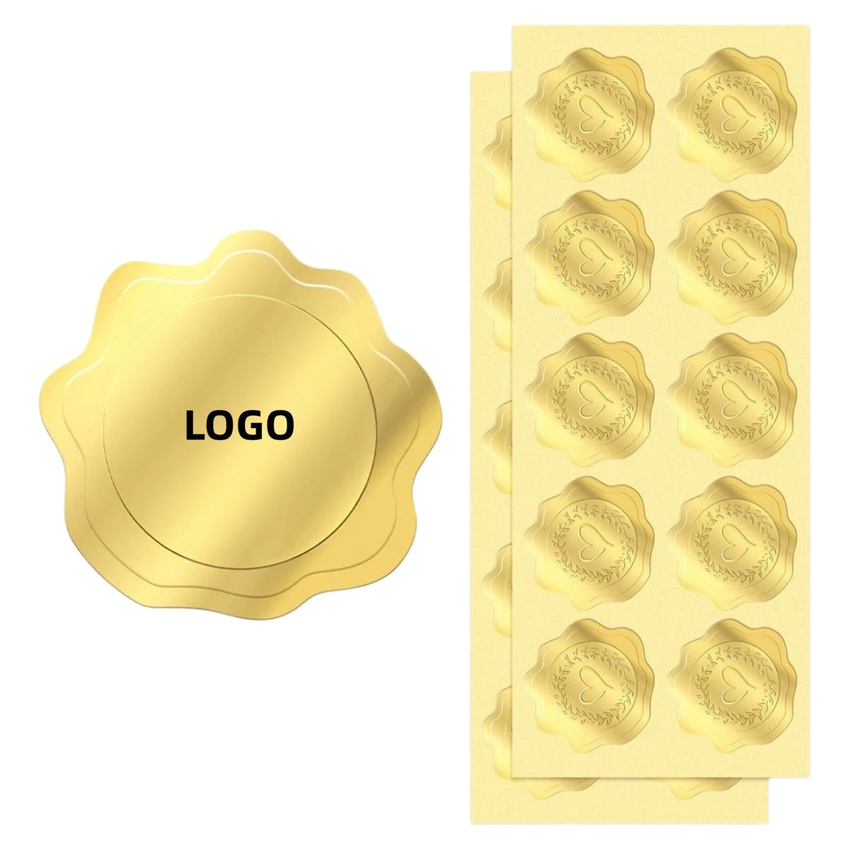 Custom Self-Adhesive Foil Label 1