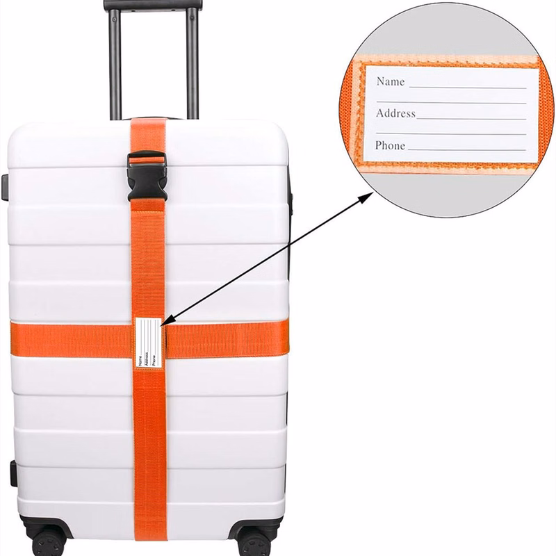 2 Pack Luggage Belt with info card