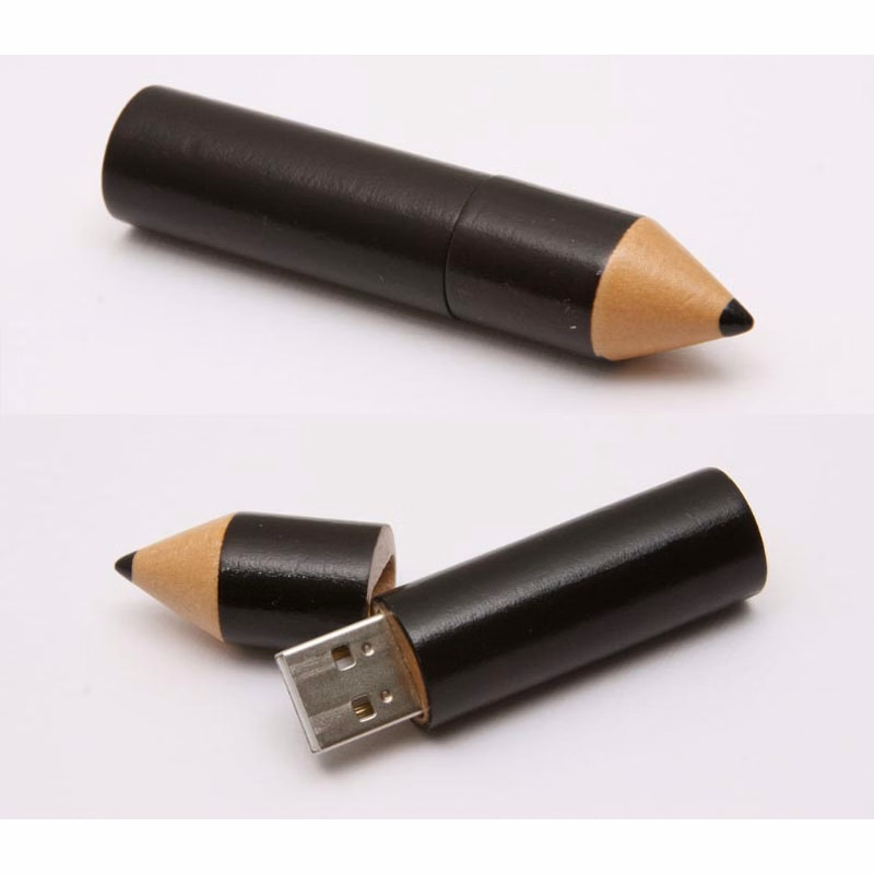 Wooden Pencil USB Flash Drive