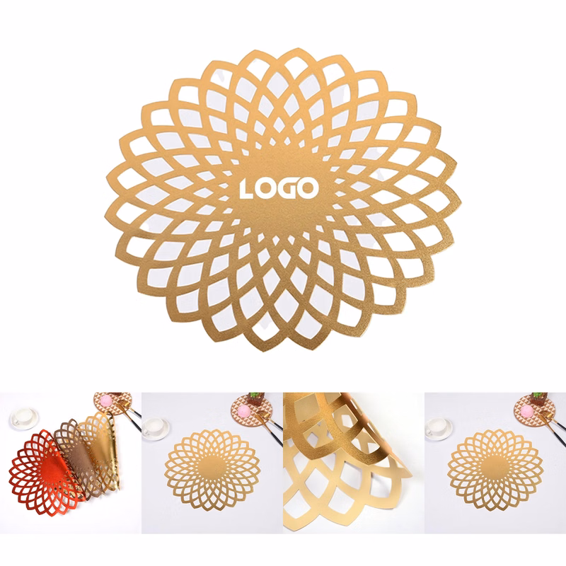 PVC Hollow Insulation Coaster Placemat