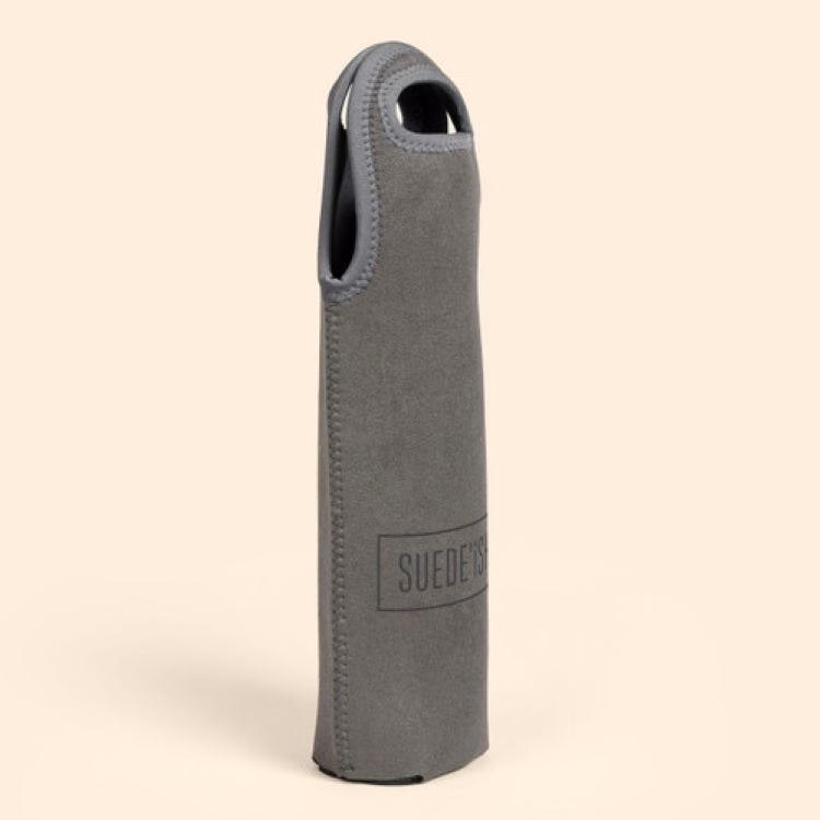 WINE TOTE - SUEDE-ISH NEOPRENE SINGLE