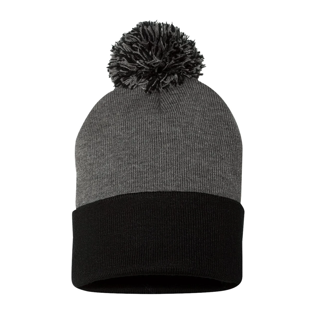 12" Pom-Pom Cuffed Beanie - SP15 1