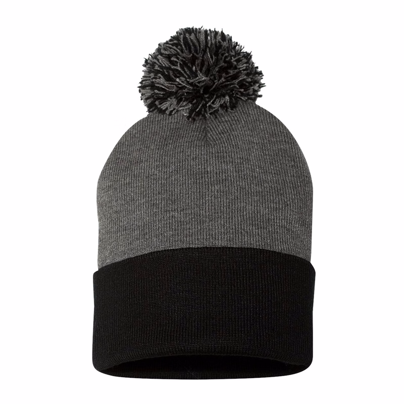 12" Pom-Pom Cuffed Beanie - SP15