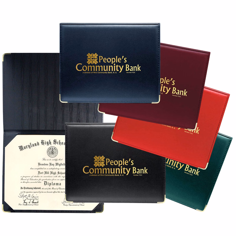 Deluxe Heat Sealed Diploma Holder (Portrait Style) Deluxe Heat Sealed Diploma Holder (Portrait)