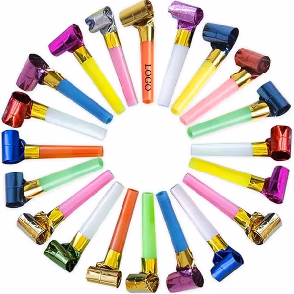 Custom Colorful Expandable Party Blower — Celebration Giveaway for Trade Shows & Events