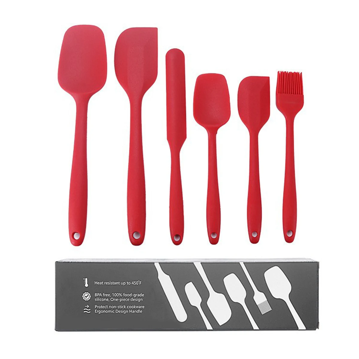 Silicone Kitchen Utensils 6Pcs Set 1