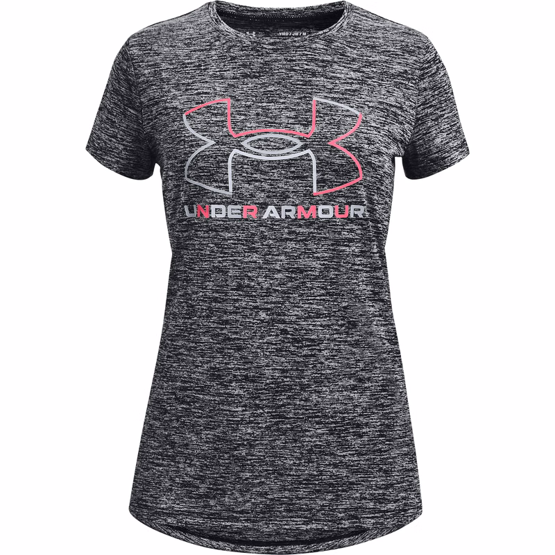 UA Tech Big Logo Twist Girls' Short Sleeve