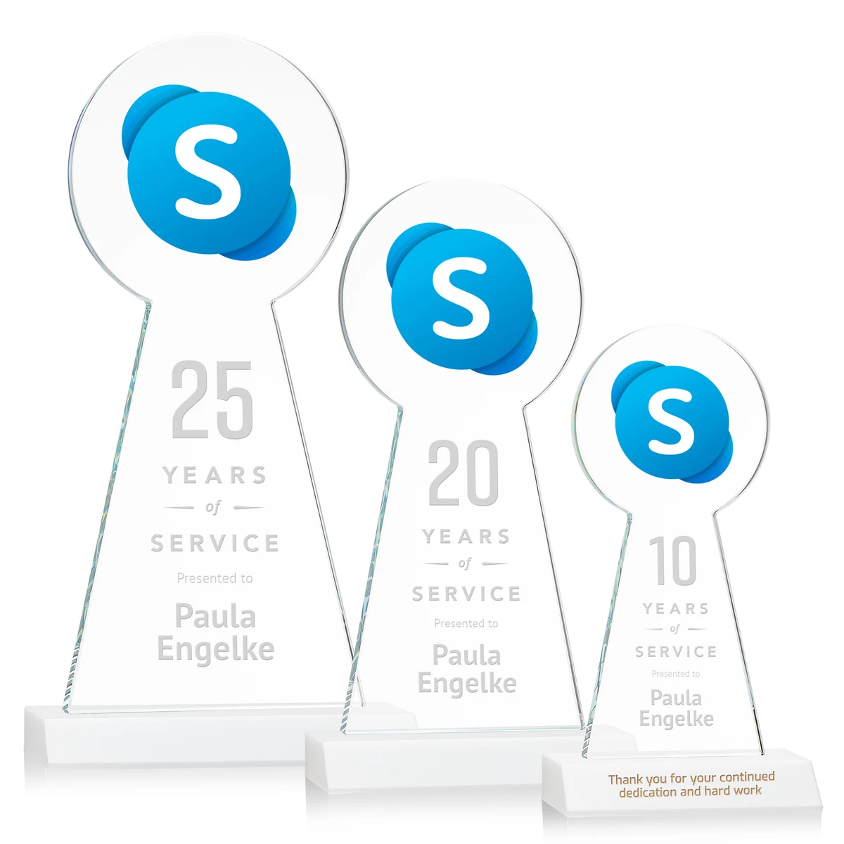 Laidlaw VividPrint™/Etch Award - White 1
