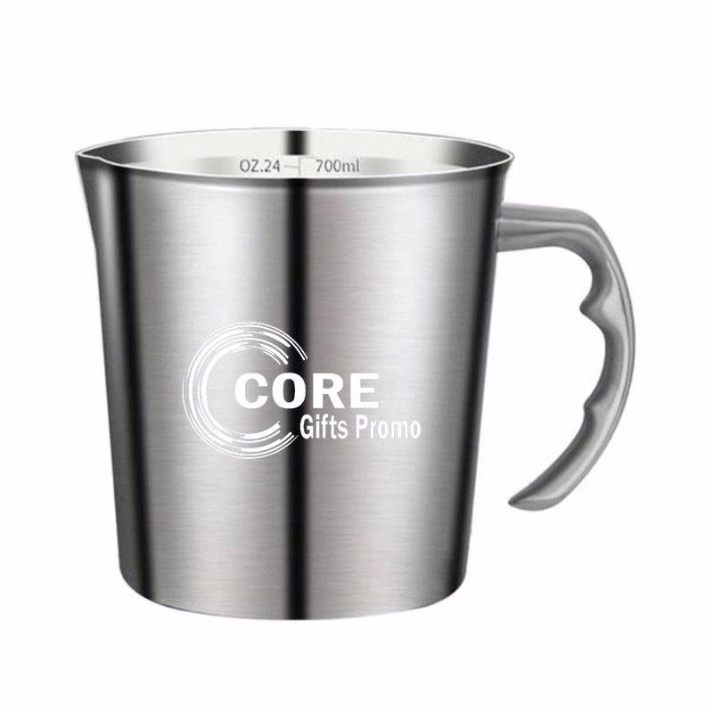 304 Thick Stainless Steel Measuring Cup With Scale