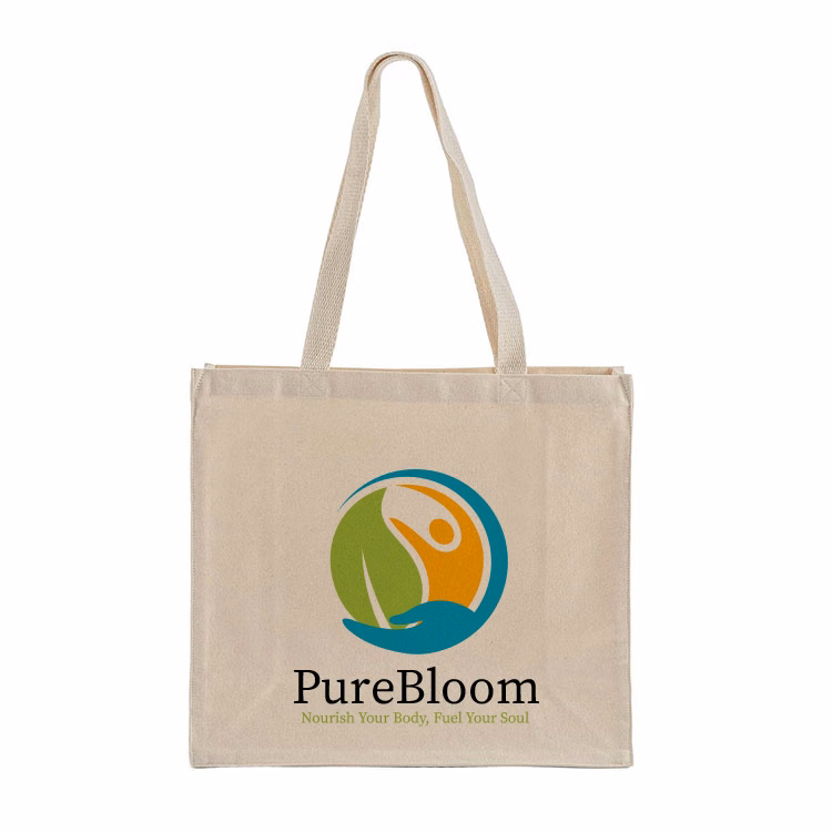 Sierra Large Square Canvas Tote Bag