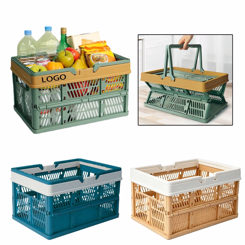 Collapsible Grocery Picnic Basket