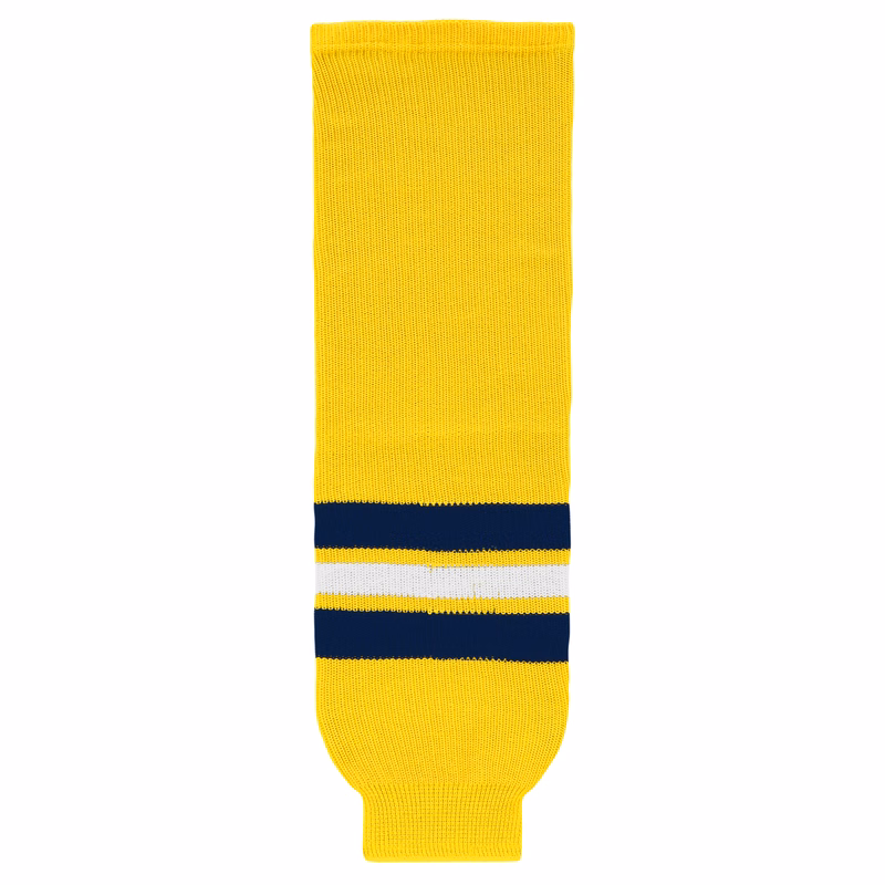 Knitted Striped Hockey Socks HS630-G239